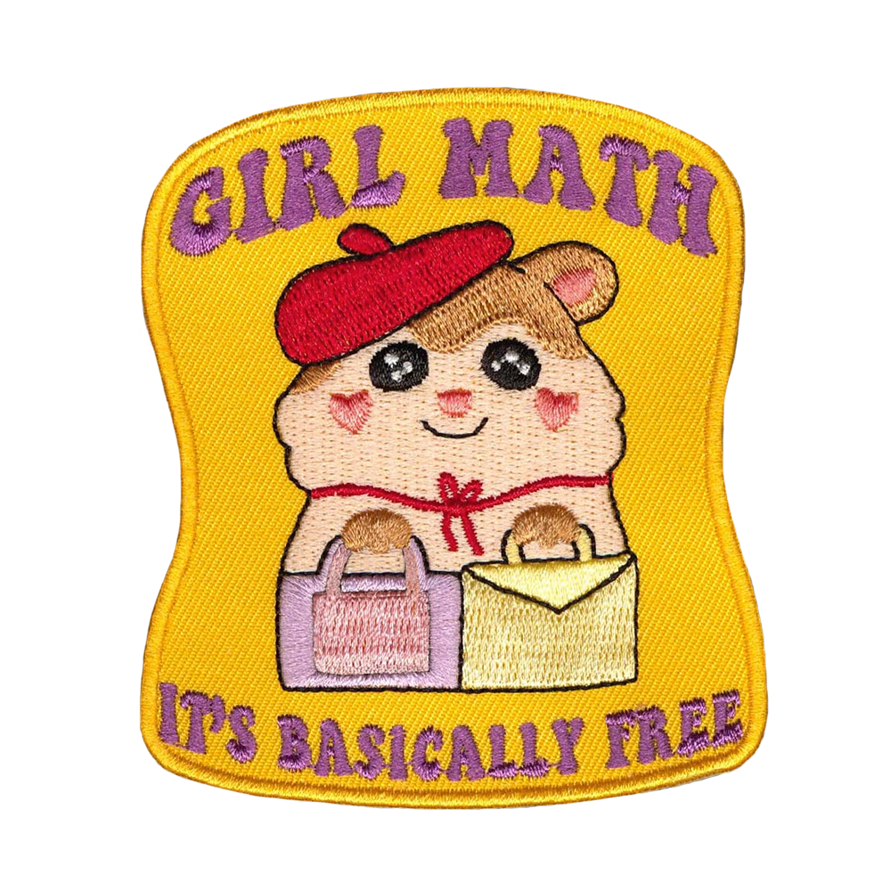 bebai9.com - haalarimerkki, Girl math