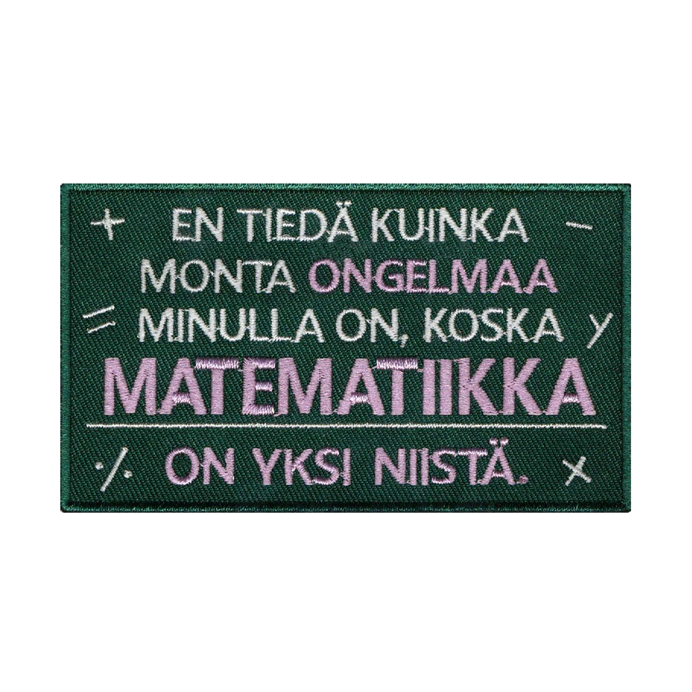 bebai9.com - haalarimerkki, Matematiikka