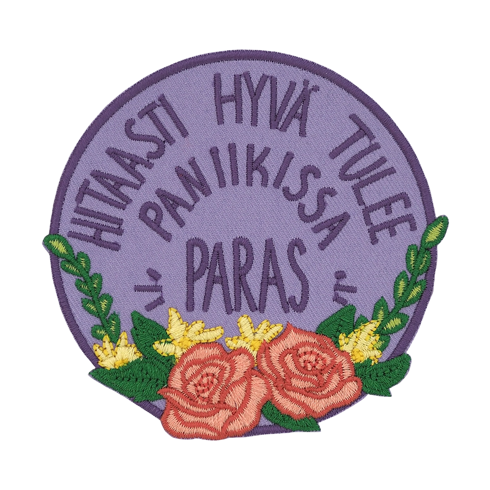 bebai9.com - haalarimerkki Paniikissa paras