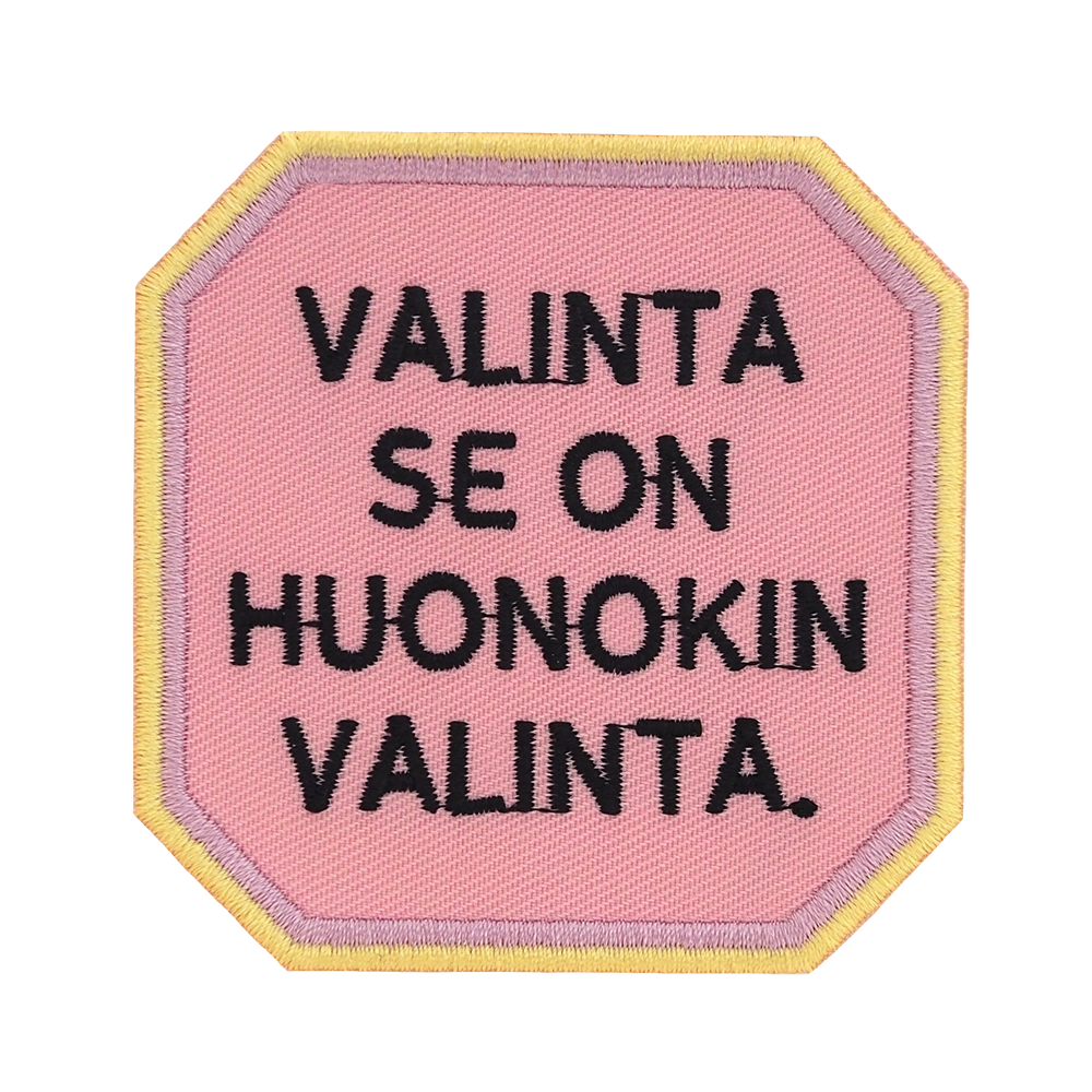 bebai9.com - haalarimerkki Valinta se on