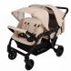 Poussette 4 places Familidoo Lidoo Lite Beige Sand