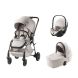 Poussette Trio Rio + Baby-safe Pro + Nacelle Rio Lux Soft Taupe