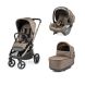 Poussette Trio City Loop Pro + Viaggio Lounge + Nacelle Pop Up Pine Bark