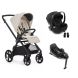 Poussette Duo Muum 5 + Kombibaby + Base Isofix Sand II