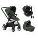 Poussette Trio Muum 5 + Kombibaby + Nacelle Sleep Botanic