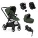 Pack Poussette Muum 5 + Kombibaby + Nacelle Sleep + Base Isofix + Kombikid Botanic