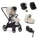 Pack Poussette Muum 5 + Kombibaby + Nacelle Sleep + Base Isofix + Kombikid Sand Ii