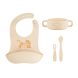 Coffret Premiers Repas Mini Roar Beige