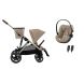 Poussette Duo Gazelle S TPE + Cloud G3 Plus Almond Beige
