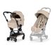 Poussette Duo Coya 2 Comfort + Nacelle pliable Matt Black Cozy Beige