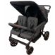 Poussette 4 Places Familidoo Lidoo Star Full Black