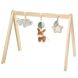 Arches de jeu avec jouets à suspendre en Bois Loulou 60x50x47cm