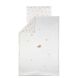 Housse de couette velours Fanfan 140x100cm - Blanc