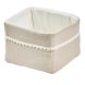 Panier nursery carre Fanfan 20x20cm - Sable