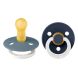 Lot de 2 sucettes de nuit en caoutchouc 6-18m Glow Petrol et Deep Space