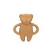 Ourson de dentition en caoutchouc naturel Cappuccino