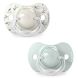 Lot de 2 Sucettes symétriques Birdies 0-6m - Vert