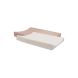 Lot de 2 housses de matelas à langer éponge Basics 50x70cm Wild Rose et Ivory