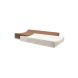 Lot de 2 housses de matelas à langer éponge Basics 50x70cm Terra/Oatmeal