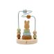 Boulier spirale/empilable en bois Bunny Luz Jollies Multicolore