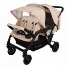 Poussette 4 places Familidoo Lidoo Lite Beige Sand