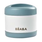 Portion Inox Isotherme 500ml Blue White - beaba