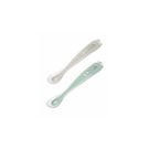 Cuilleres Silicone X2 1er Age Velvet Grey Sage Green