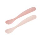 Cuillere Silicone 1er Age X2 Barbe A Papa - beaba