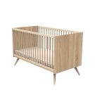 Lit bébé évolutif 70x140cm Seventies Bois