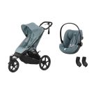 Poussette Duo Avi Stormy Blue + Cloud G3 I-size Plus Stormy Blue Cybex - cybex