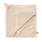 Cape De Bain + Gant Bambou 70x70cm Biscuit
