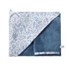 Cape De Bain + Gant Bambou 70x70cm Foret Enchantee
