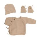Brassiere Bonnet Chausson 0-1m Caramel