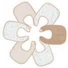 Bavoirs 1er Age - Lot De 6 - Vie A La Ferme Ds 4 Mois Beige/Cru - trois kilos sept