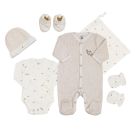 Kit Naissance 6 Pcs - Good Night 1m Ecru