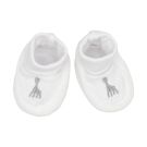 Chaussons Sophie La Girafe Blanc Gris - trois kilos sept