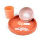 Coffret Repas Silicone Papaye