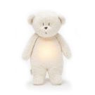Veilleuse Moonie - Ourson Nature Bio Blanc Polaire