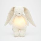 Veilleuse Lapin Nature Bio Avec Sons Lumieres Blanc Polaire