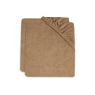 Lot de 2 housses de matelas à langer éponge Biscuit