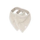 Bavoir Bandana Eponge X2 Basics Nougat