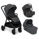 Poussette Trio Finiti + Siège auto i-Gemm 3 + Nacelle Ramble XL V2  Ebony