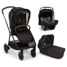 Poussette Trio Triv Next + Siège auto Pipa Next + Nacelle Lytl Caviar