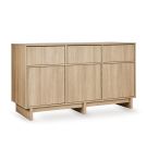 Commode XL 3 tiroirs 3 portes Kyo Honey Ash
