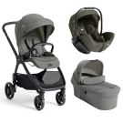 Poussette Trio Valora + Siège auto i-Level Pro + Nacelle Ramble XL V2 Evergreen - joie