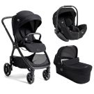 Poussette Trio Valora + Siège auto i-Level Pro + Nacelle Ramble XL V2 Eclipse