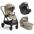 Poussette Trio Valora + Siège auto i-Gemm 3 + Nacelle Ramble XL V2 Sandstone