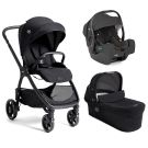 Poussette Trio Valora + Siège auto i-Gemm 3 + Nacelle Ramble XL V2 Eclipse - joie