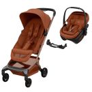 Poussette Duo Fame Cabin + Siège auto Coral Slide Pro Copper Terra