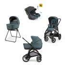 Poussette Trio System Quattro Aptica XT + Siège auto Darwin Recline + Nacelle Open Up Himalaya Blue